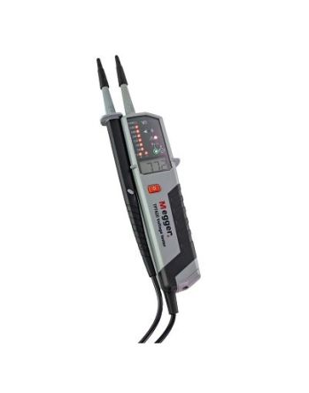 Megger TPT420, LCD, LED Voltage tester, 1000V ac, Continuity Check, Battery Powered, CAT IV [1013-189]; 225-6335