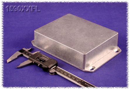 Hammond 1590 Series Die Cast Aluminium Enclosure, IP54, Flanged, 145 x 121 x 39mm [1590XXFL]; 225-6379