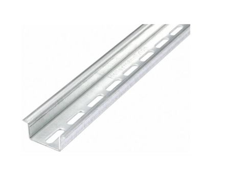 RS PRO Perforated DIN Rail, Deep Top Hat Compatible, 2m x 35mm x 15mm [0]; 225-8315
