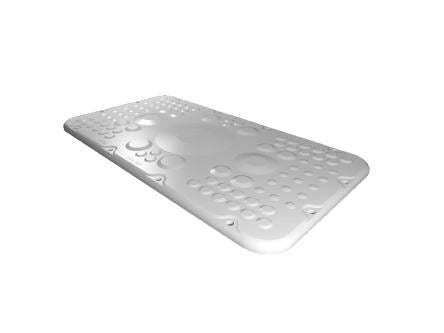 Rittal SZ Series RAL 7035 Plastic Gland Plate, 421mm W for Use with AX [2566300]; 226-0243