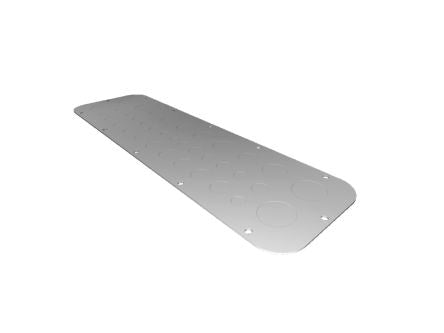 Rittal SZ Series RAL 7035 Sheet Steel Gland Plate, 149mm H, 534mm W for Use with AX [2574100]; 226-0257