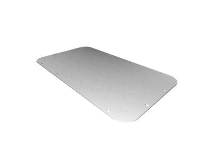 Rittal SZ Series RAL 7035 Sheet Steel Gland Plate, 401mm W for Use with AX [2576100]; 226-0259