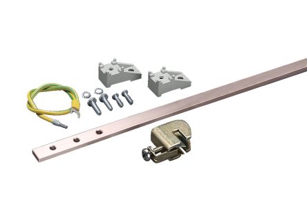 Rittal DK Series Copper Earth Rail for Use with TS, VX, VX IT [7548000]; 226-0374
