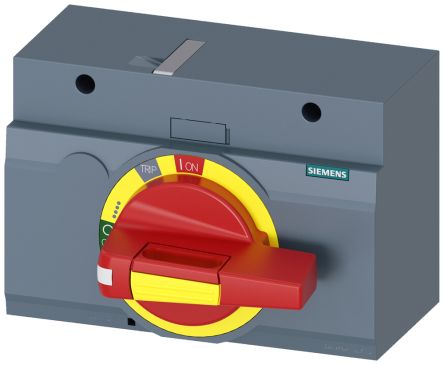 Siemens Red/Yellow Rotary Handle, SENTRON Series [3VA9467-0EK15]; 226-2832