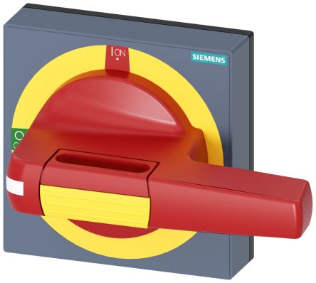 Siemens Red/Yellow Rotary Handle, SENTRON Series [8UD1841-2AF05]; 226-2897