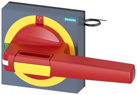 Siemens Red/Yellow Rotary Handle, SENTRON Series [8UD1851-3CD05]; 226-2908