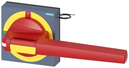 Siemens Red/Yellow Rotary Handle, SENTRON Series [8UD1861-4CD05]; 226-2917