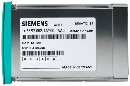 Siemens SIMATIC S7 Series Series Memory Card for Use with S7-400 [6ES7952-1AH00-0AA0]; 226-4067