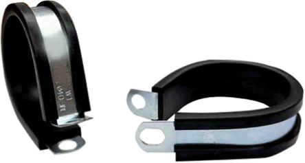 RS PRO 19mm Black, Steel P Clip [0]; 226-9010