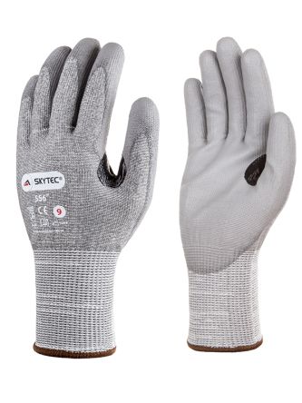 Skytec Skytec SS6 Grey Nylon Cut Resistant Gloves, Size 11, Polyurethane Coating [SKY0010]; 227-0489