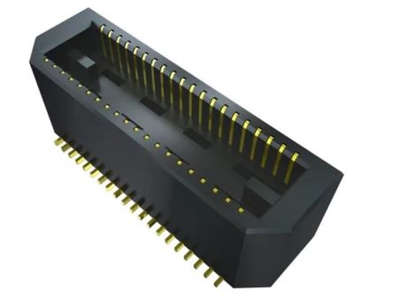 Samtec BTE Series Straight Surface Mount PCB Socket, 120-Contact, 2-Row, 0.8mm Pitch, Solder Termination [BTE-060-01-F-D-A-K-TR]; 227-1000