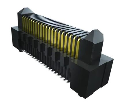 Samtec ERM8 Series Horizontal Surface PCB Header, 120 Contact(s), 0.8 mm Pitch, 2 Row(s), Shrouded [ERM8-060-05.0-L-DV-L-K-TR]; 227-1237