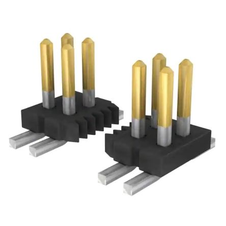 Samtec FTS Series Vertical Surface Pin Header, 14 Contact(s), 1.27 mm Pitch, 2 Row(s), Unshrouded [FTS-107-01-F-DV-P-TR]; 227-1291