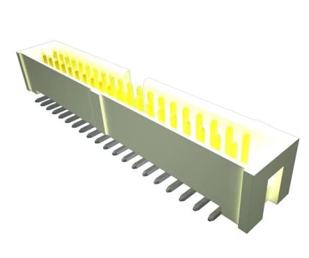 Samtec HTST Series Horizontal Surface PCB Header, 26 Contact(s), 2.54 mm Pitch, 2 Row(s), Shrouded [HTST-113-01-T-DV-P-TR]; 227-1402