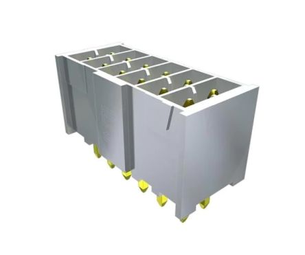 Samtec IPL1 Series Vertical Surface PCB Header, 4 Contact(s), 2.54 mm Pitch, 2 Row(s), Shrouded [IPL1-102-02-S-D-K-TR]; 227-1414