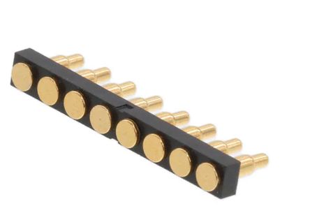 RS PRO PH1 Series Straight Through Hole PCB Connector, 8 Contact(s), 2.54 mm Pitch, 1 Row(s), Unshrouded [0]; 227-2116