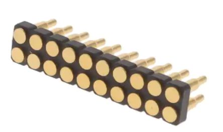 RS PRO PH2 Series Straight Surface PCB Connector, 20 Contact(s), 2.54 mm Pitch, 2 Row(s), Unshrouded [0]; 227-2169