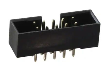 RS PRO BHR Series Vertical Surface PCB Header, 10 Contact(s), 2.54 mm Pitch, 2 Row(s), Shrouded [0]; 227-2179