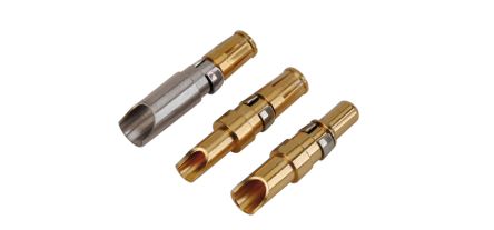 CONEC size 3.6mm Male Solder Cup D-Sub Connector Power Contact, Gold over Nickel Power, 8 → 10 AWG [131C10049X]; 228-0878
