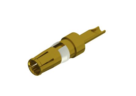 CONEC size 2.54mm Female Solder Cup D-Sub Connector Power Contact, Gold Flash over Nickel Power, 20 → 16 AWG [132A10019X]; 228-0897