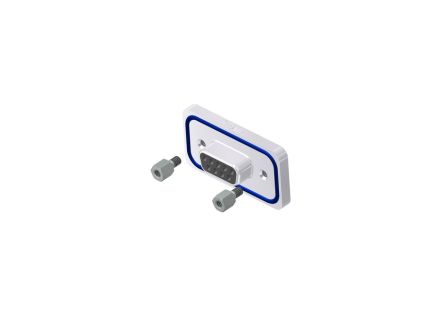 CONEC 15 Series Zinc Alloy D Sub Backshell, 9 Way, Strain Relief [15-000613]; 228-0936