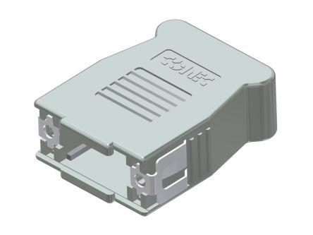 CONEC 16 Series Plastic D Sub Backshell, 9 Way, Strain Relief [16-001750E]; 228-0943