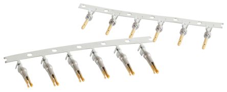 CONEC size 1.85mm Female Crimp D-sub Connector Contact, Gold Flash over Nickel Socket, 28 → 24 AWG [162A18719X]; 228-0976