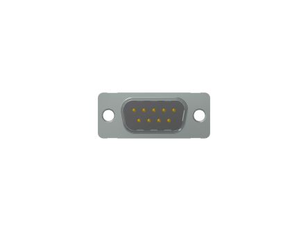 CONEC 9 Way Through Hole D-sub Connector Plug, with Mounting Hole [163A11069X]; 228-0978