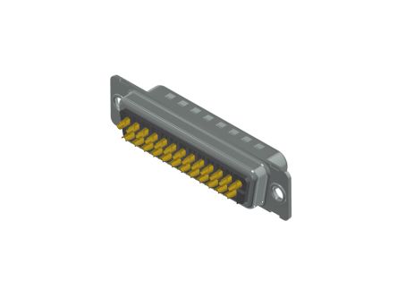 CONEC 25 Way Through Hole D-sub Connector Plug, with Mounting Hole [163A11089X]; 228-0982