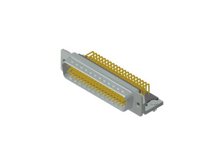 CONEC 78 Way Right Angle Through Hole D-sub Connector Plug, 2.41mm Pitch, with Threaded Insert [163A18219X]; 228-0998
