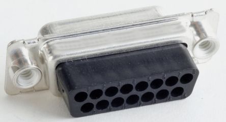 CONEC 25 Way Through Hole D-sub Connector Plug, with Mounting Hole [163X10039X]; 228-1008