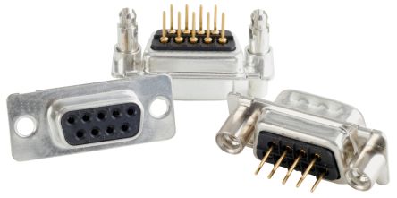 CONEC 25 Way PCB D-sub Connector Socket, 2.77mm Pitch, with 4-40 UNC [164A12149X]; 228-1035