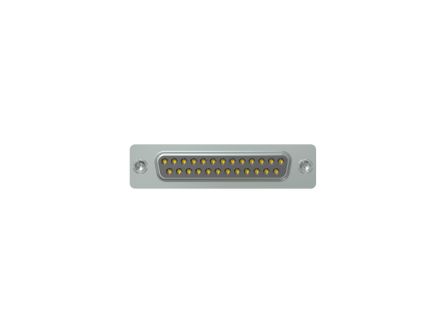 CONEC 25 Way Through Hole PCB D-sub Connector Socket, 2.77mm Pitch, with 4-40 UNC [164A16689X]; 228-1047