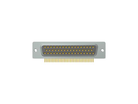 CONEC 50 Way Right Angle PCB D-sub Connector Socket, 2.77mm Pitch, with 4-40 UNC [164A18969X]; 228-1055