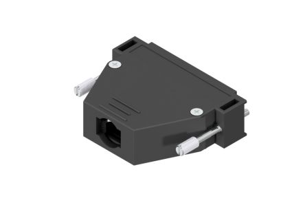 CONEC 165X Series Plastic D Sub Backshell, 50 Way, Strain Relief [165X10179XE]; 228-1094