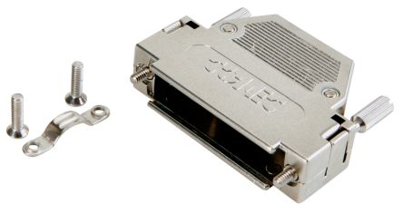 CONEC 165X Series Plastic D Sub Backshell, 9 Way, Strain Relief [165X10909X]; 228-1096