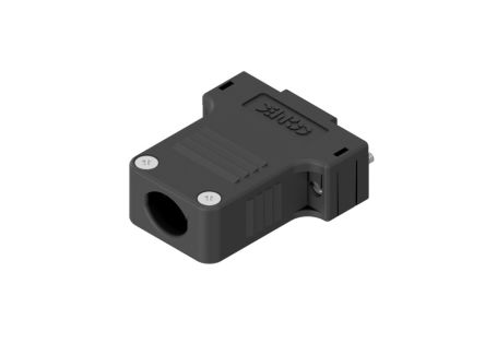 CONEC 165X Series Plastic D Sub Backshell, 15 Way, Strain Relief [165X13379XE]; 228-1111
