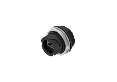 CONEC 17 Series Single-Port RJ45 Receptacle Assembly Kit, Cat5e, Shielded [17-10009]; 228-1143