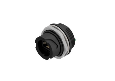 CONEC 17 Series Single-Port RJ45 Receptacle Assembly Kit, Cat5e, Shielded [17-10017]; 228-1147