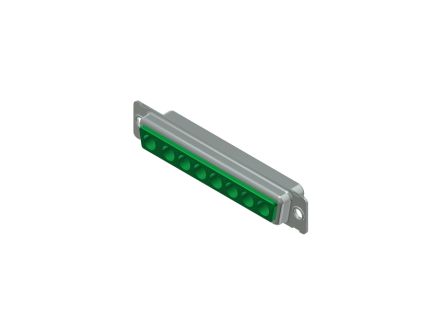CONEC 8 Way Through Hole D-sub Connector Socket, with Mounting Hole [3008W8SXX99A10X]; 228-1265