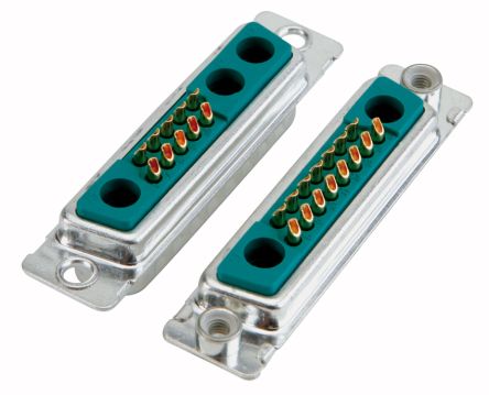 CONEC 17 Way Through Hole D-sub Connector Plug, with Mounting Hole [3017W2PAM99A10X]; 228-1274