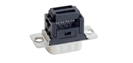 CONEC 9 Way Through Hole D-sub Connector Socket, with Mounting Hole [302A10089X]; 228-1284