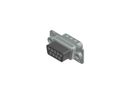 CONEC 9 Way Through Hole D-sub Connector Plug, with 4-40 UNC [DSS1XPXXG04X]; 228-1326