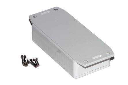 Hammond 1591 Series ABS General Purpose Enclosure, IP54, Flanged, 99 x 20 x 51mm [1591AF2GY]; 228-7262