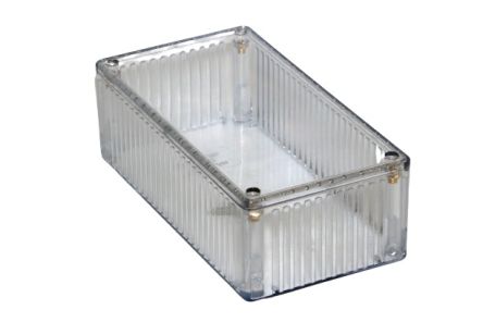 Hammond 1591T Series Polycarbonate General Purpose Enclosure, IP54, 150 x 46 x 81mm [1591DTCL]; 228-7277