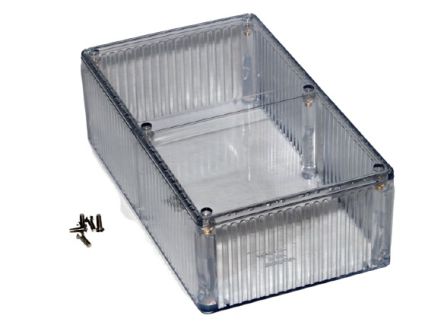 Hammond 1591 Series Polycarbonate General Purpose Enclosure, IP54, 191 x 56 x 109mm [1591ETCL]; 228-7282