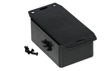 Hammond 1591 Series ABS General Purpose Enclosure, IP54, Flanged, 84 x 36 x 56mm [1591LF2SBK]; 228-7297