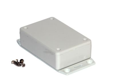Hammond 1591 Series ABS General Purpose Enclosure, IP54, Flanged, 84 x 20 x 56mm [1591MF2SGY]; 228-7301