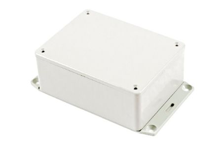 Hammond 1591 Series ABS General Purpose Enclosure, IP54, Flanged, 109 x 41 x 81mm [1591SF2SGY]; 228-7305