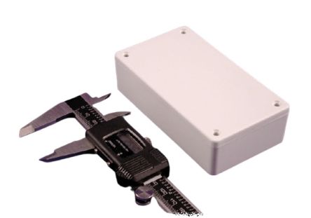 Hammond 1591 Series ABS General Purpose Enclosure, IP54, 112 x 28 x 64mm [1591XXBGY]; 228-7326
